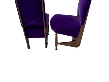 Pair of Amsterdamse School Chairs by Michel De Klerk for 't Woonhuys, 1916